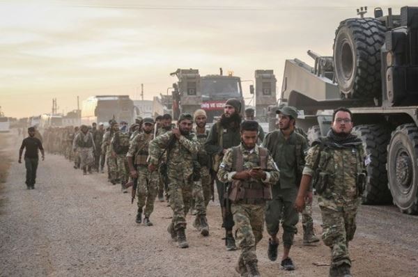 Отступающие американцы встретились с сирийскими военными