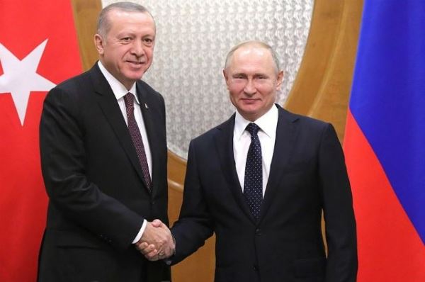В Кремле озвучили тему встречи Путина и Эрдогана в Сочи